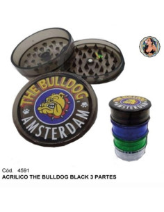 THE BULLDOG ACRÍLICO BLACK 3P