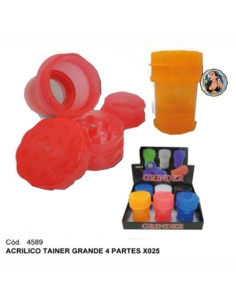 ACRÍLICO TAINER GRANDE 4P   X-025