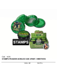 STAMPS ACRÍLICO GRANDE 4P V/MOTIVOS ST36