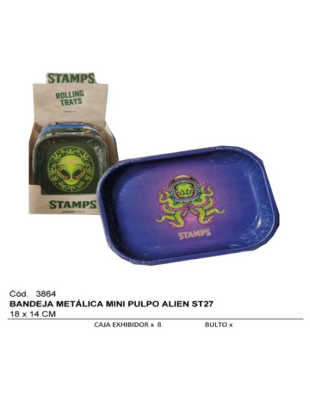 STAMPS - METÁLICA MINI PULPO ALIEN ST27