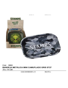 STAMPS - METÁLICA MINI CAMUFLADA GRIS ST27