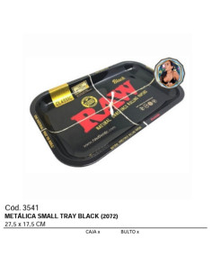 RAW - METÁLICA SMALL TRAY BLACK (2072)