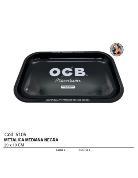 OCB - METÁLICA MEDIANA NEGRA