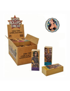 LION ROLLING CIRCUS - DE CARTÓN UNBLEACHED MINI x 50         4,5cm