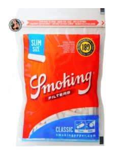 SMOKING - SLIM CLASSIC bolsa x 180    6mm Ø