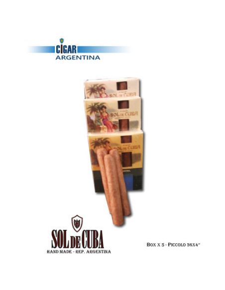 SOL DE CUBA Piccolo Box x 5