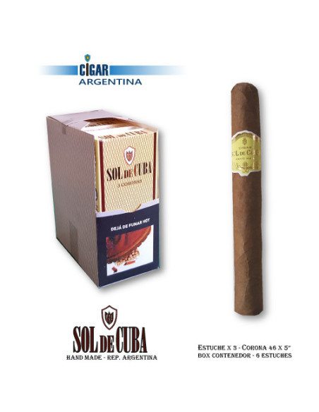 SOL DE CUBA CORONA Box x 3