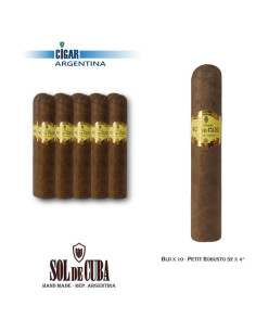 SOL DE CUBA - Petit Robusto mazo x 10