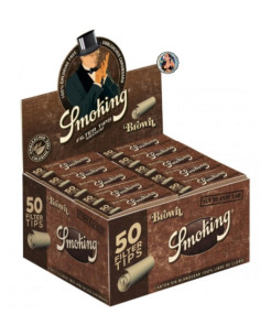 SMOKING - DE CARTÓN BROWN x 50  6cm