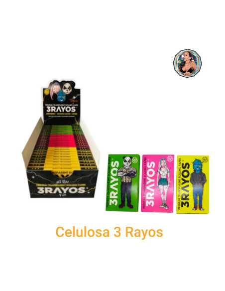 3 RAYOS - 1¼ CELULOSA x 50 c/imán