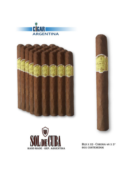 SOL DE CUBA CORONA - Mazo x 25