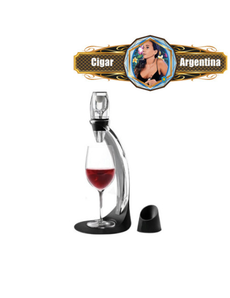 DECANTADOR DE VINO CON BASE Y PIE SW-VT01H