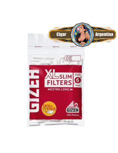 GIZEH - SLIM XL bolsa x 100       6mm Ø