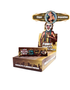 LION ROLLING CIRCUS - 1¼ FLAVOUR FUNKY CHOCOLATE   x 50
