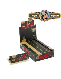 RAW - 1¼ BLACK CLASSIC x 50