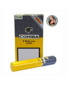 COHIBA - ROBUSTO Tubo x 3