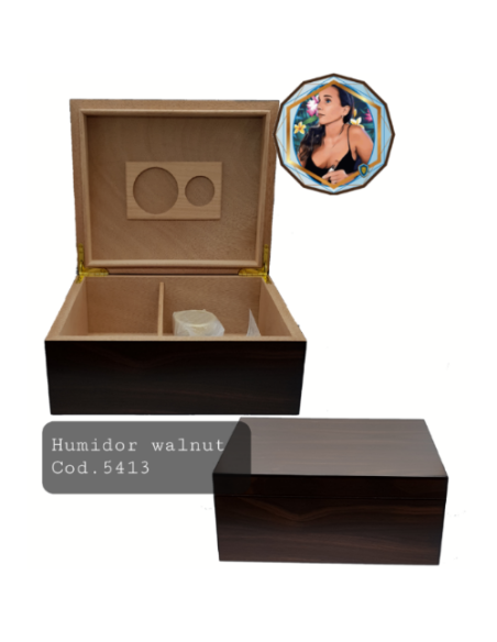 HUMIDOR WALNUT PARA 30 CIGAR
