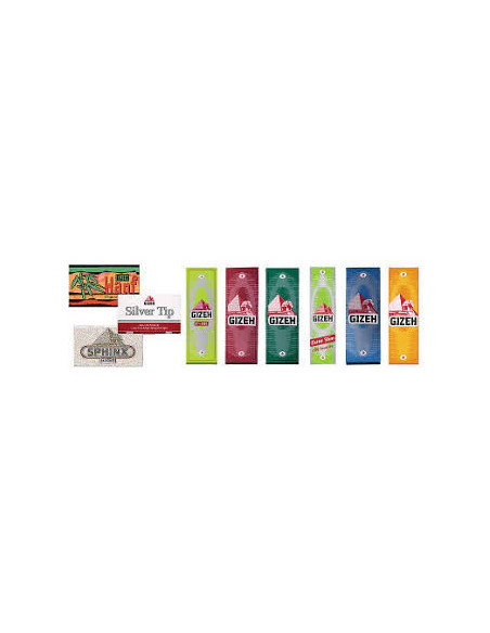 GIZEH - 1¼ SUPER FINE  x 50 verde claro