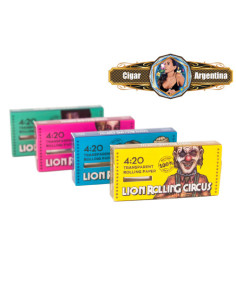 LION ROLLING CIRCUS - 1¼ CELULOSA BLOCK x 420  c/imán