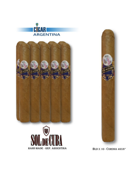 SOL DE CUBA RESERVA - CORONA - Mazo x 10