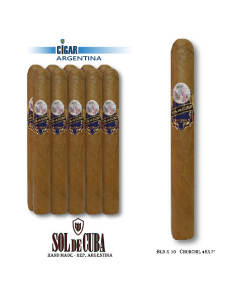 SOL DE CUBA RESERVA - CHURCHILL Mazo x10