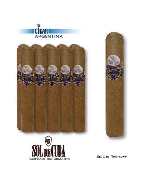 SOL DE CUBA RESERVA - TORO Mazo x10